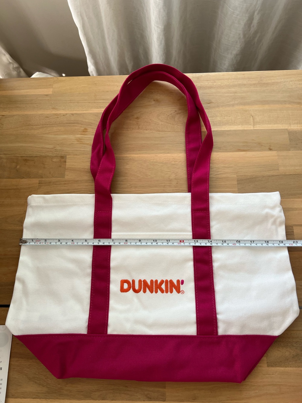 NEW Dunkin’ Canvas Tote Bag - Picture 3 of 5